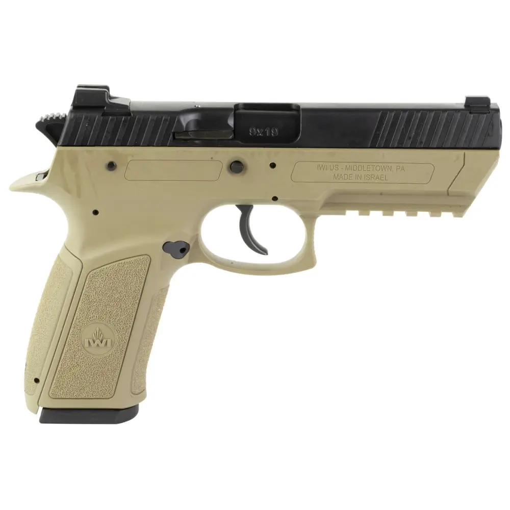 Iwi Jericho 941 Enhanced 9MM 17+1 4.4IN Fde Polymer Frame