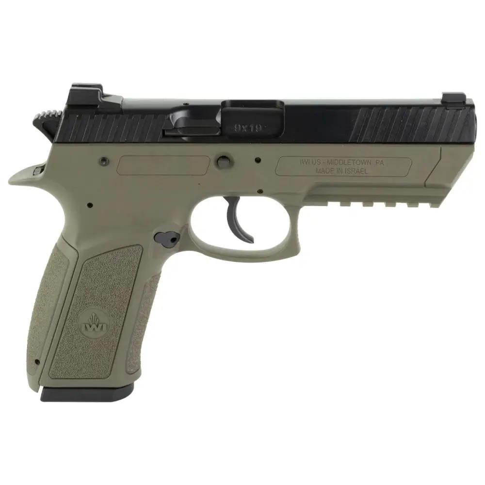 Iwi Jericho 941 Enhanced 9MM 17+1 Od Green