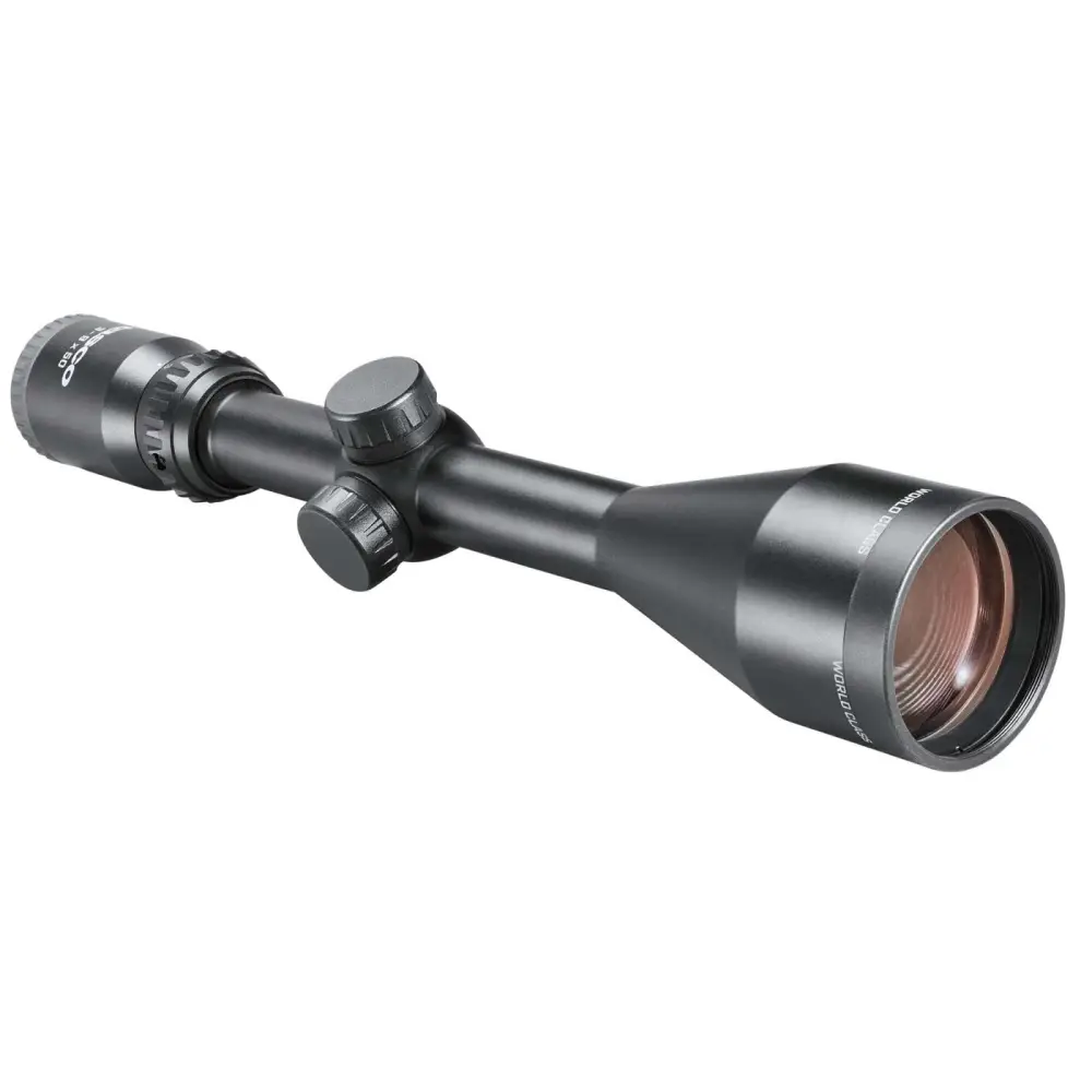 Tasco World Class Riflescope 3-9X50 Black With Rings