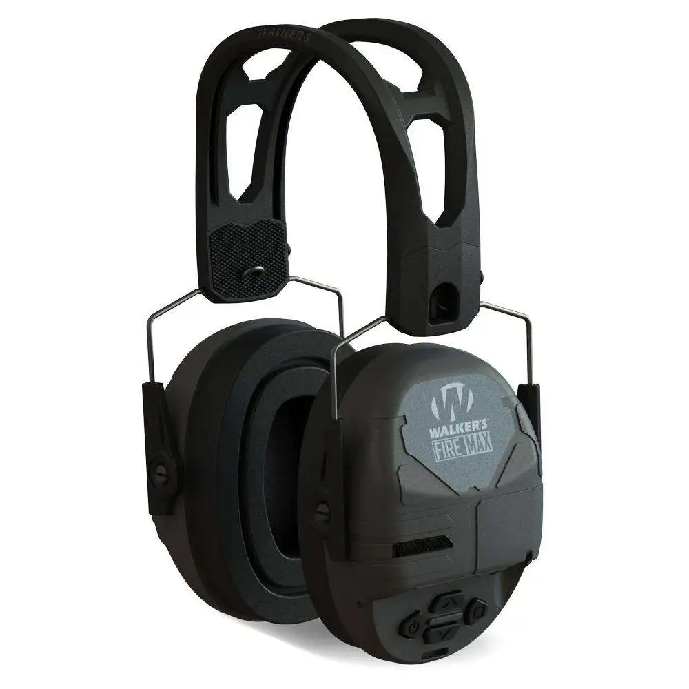 Walkers Firemax Digital Muff Electronic Ear Protection Black