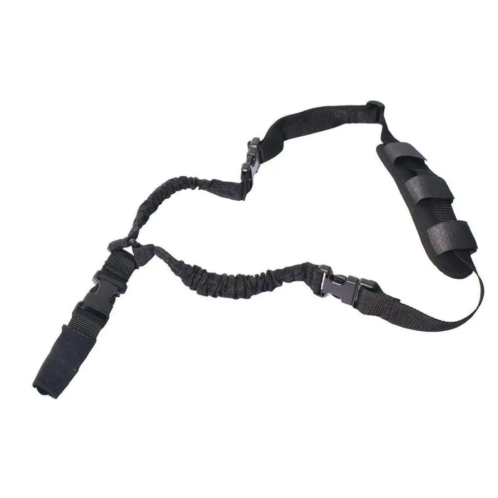 Rukx Gear Tactical Single Point Bungee Sling Black