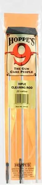 Hoppes 3PC Cleaning Rod .22 Caliber Aluminum