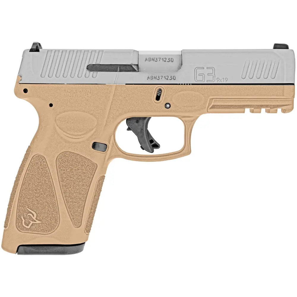 Taurus G3 9MM 17+1 Tan/stainless