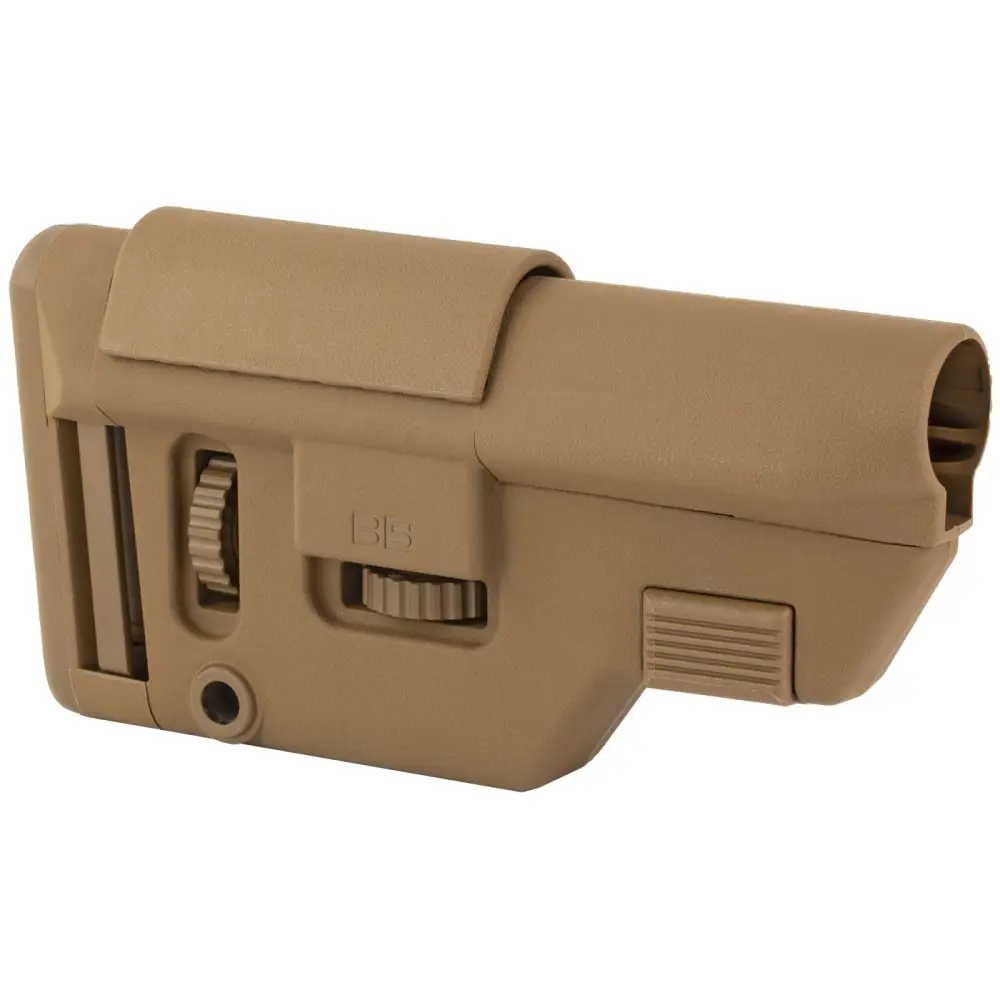 B5 Systems Precision Stock Collapsible Coyote Brown Short