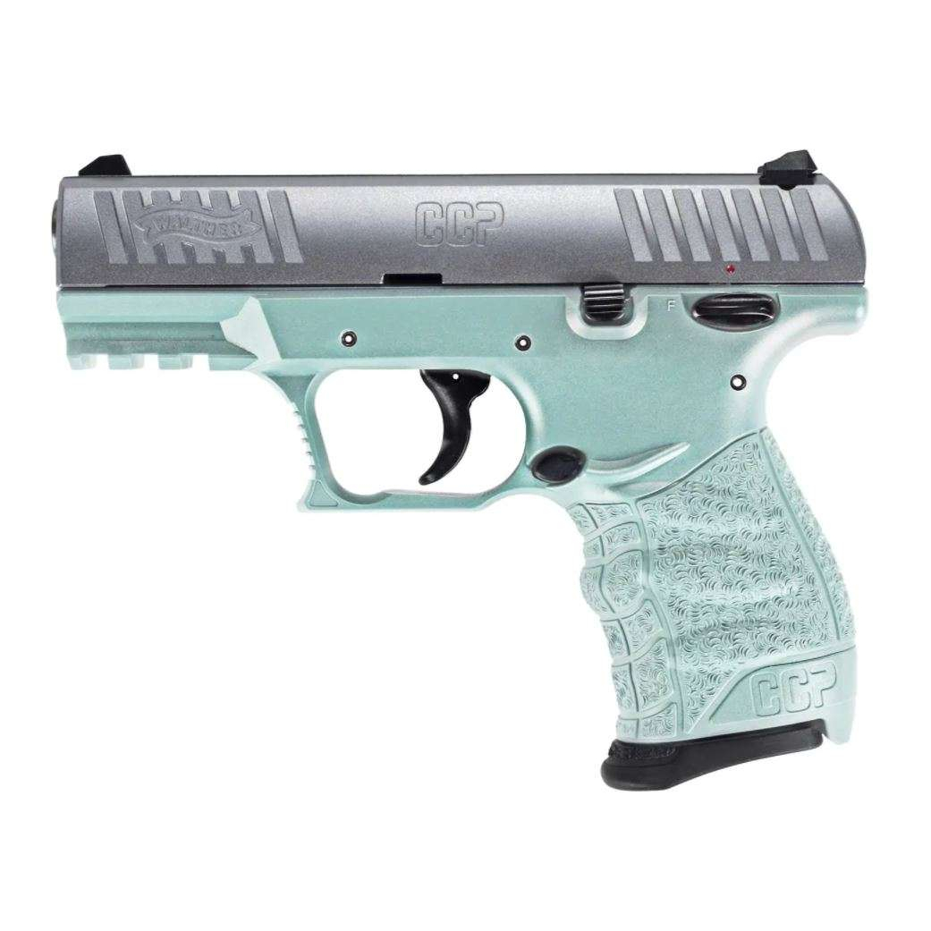 Walther Ccp M2 9MM 8+1 Angel Blue Stainless 3.54 Barrel