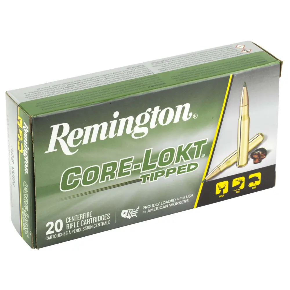 Remington 308 Win 165GR Core-lokt Tipped 20RD