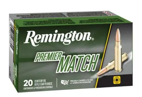 Remington Premier Match 6MM Creedmoor 107GR Bthp 20RD