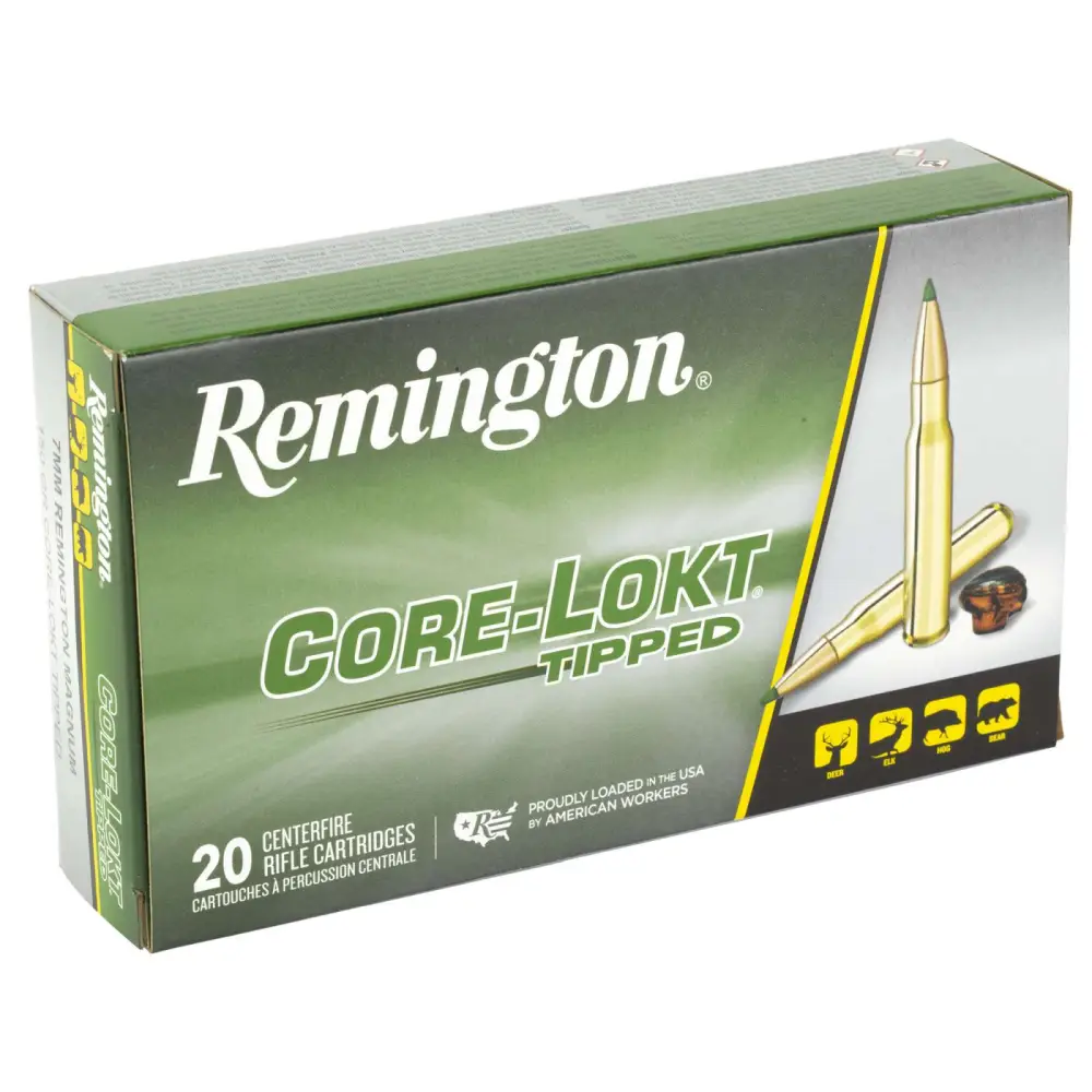 Remington 7MM Rem Mag 150GR Core-lokt Tipped 20RD