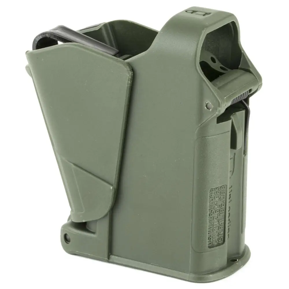 Maglula Uplula Universal Pistol Loader 9MM-45 Acp Dark Green