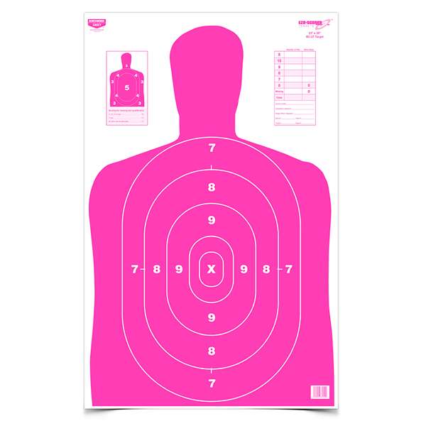 Birchwood Casey Eze-scorer Target BC-27 Pink 23X35 In. 100 Pk.