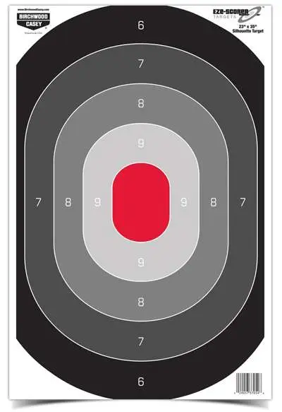 Birchwood Casey Eze-scorer Silhouette Target 23 X 35 100 Pack