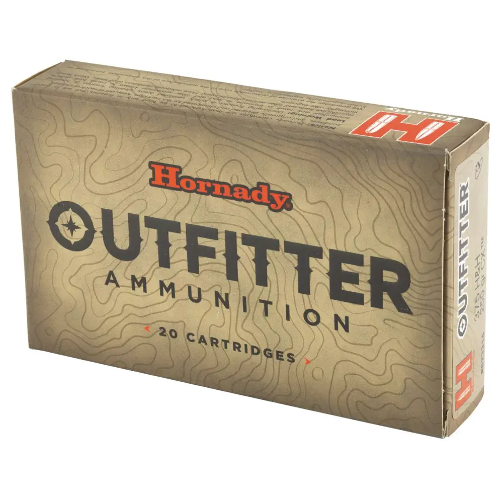 Hornady Outfitter 375 H&h Mag 250 Gr Cx Otf 20 Rounds - Image 2