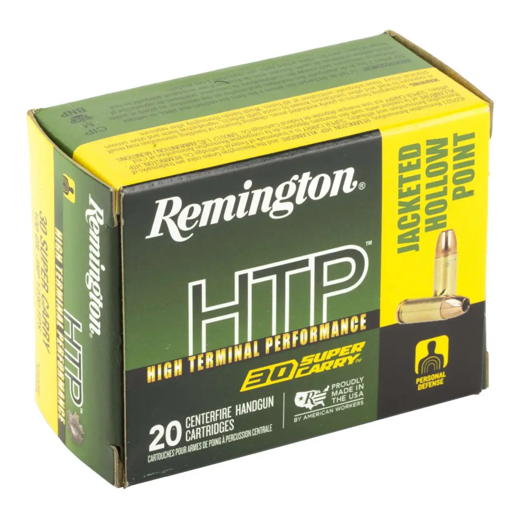 Remington Htp 30 Super Carry 100GR Jhp 20RD