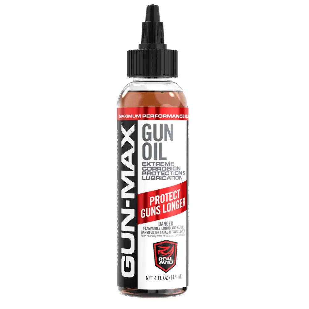 Real Avid Gun Max Gun Oil 4 Oz Squeeze Bottle
