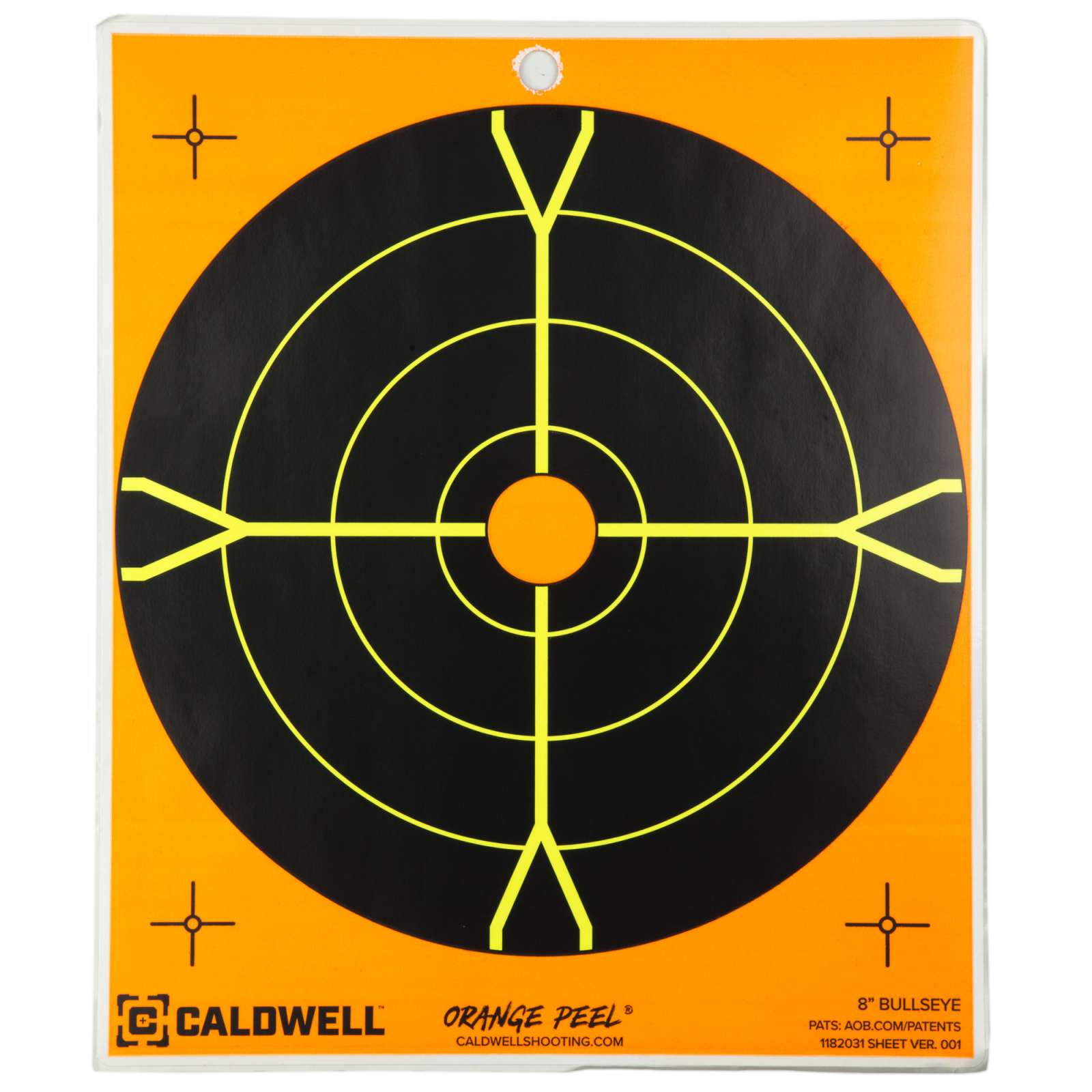 Cal Trgt Orange 8IN 5PK