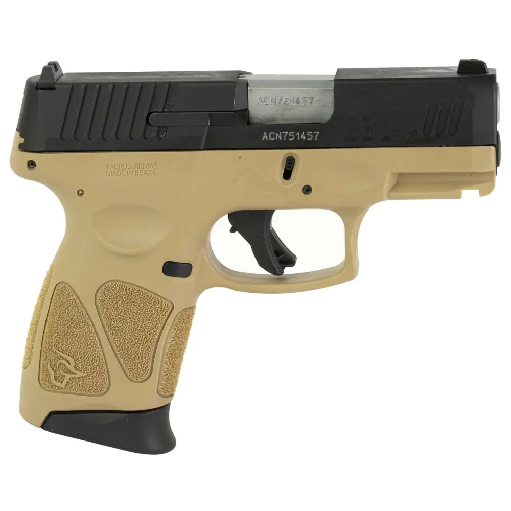 Taurus G3C 9MM 12+1 3.26 Tan/black