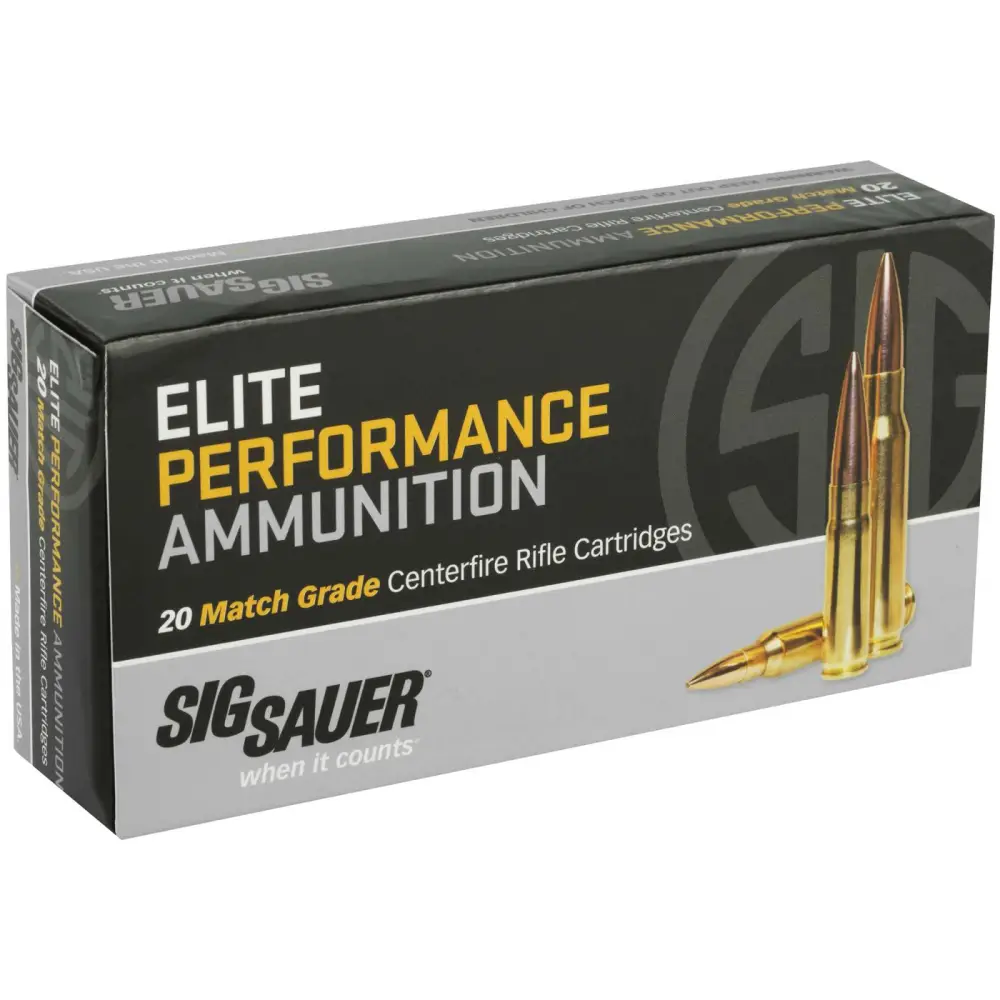 Sig Sauer Elite Match Grade 308 Win 168GR Otm 20RD