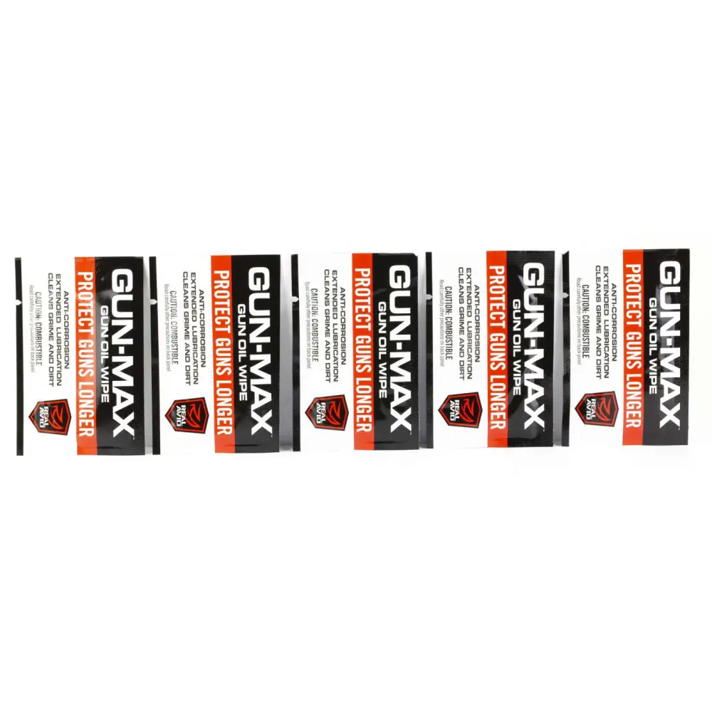 Real Avid Gun Max Gun Oil Wipes 25 Pack