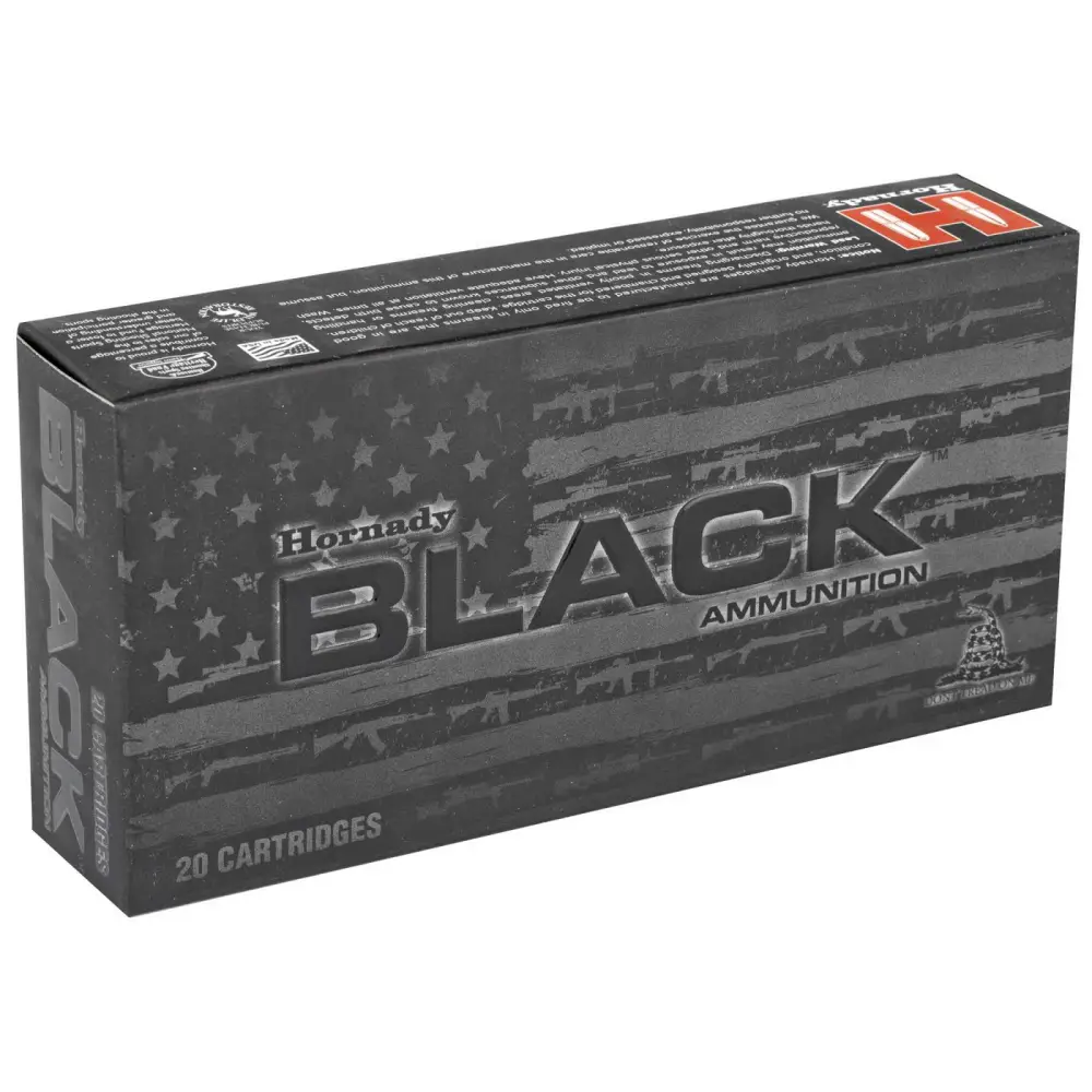 Hornady Black 450 Bushmaster 250 Gr Ftx 20 Rounds