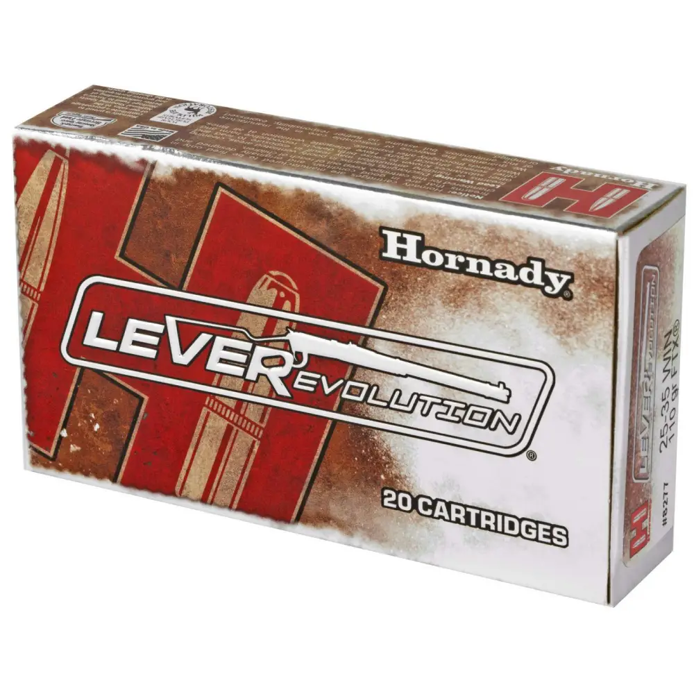 Hornady Leverevolution 25-35 Win 110GR Ftx 20RD Box of 10 - Image 2