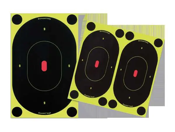 Shoot-n-c 7 Oval Silhouette Target - 12 Pack