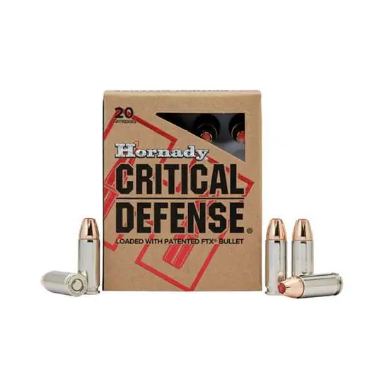 Hornady Critical Defense 30 Super Carry 100GR Ftx 20-RD