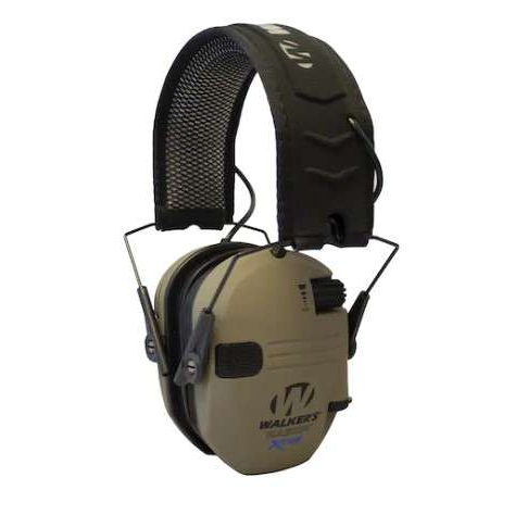 Walkers Razor X-trm Electronic Muff With Cooling Pads - Flat Dark Earth