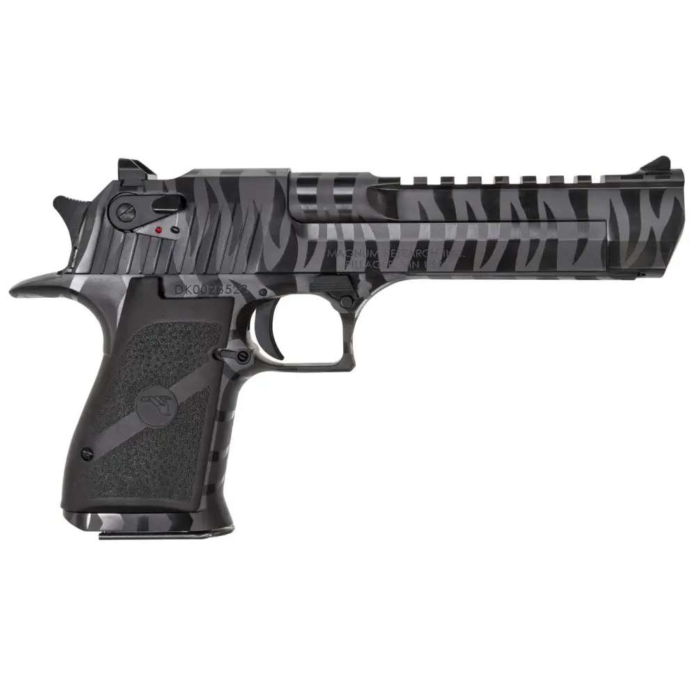 Magnum Research Desert Eagle Mark Xix .50 Ae 7+1 Pistol Black Tiger Stripes