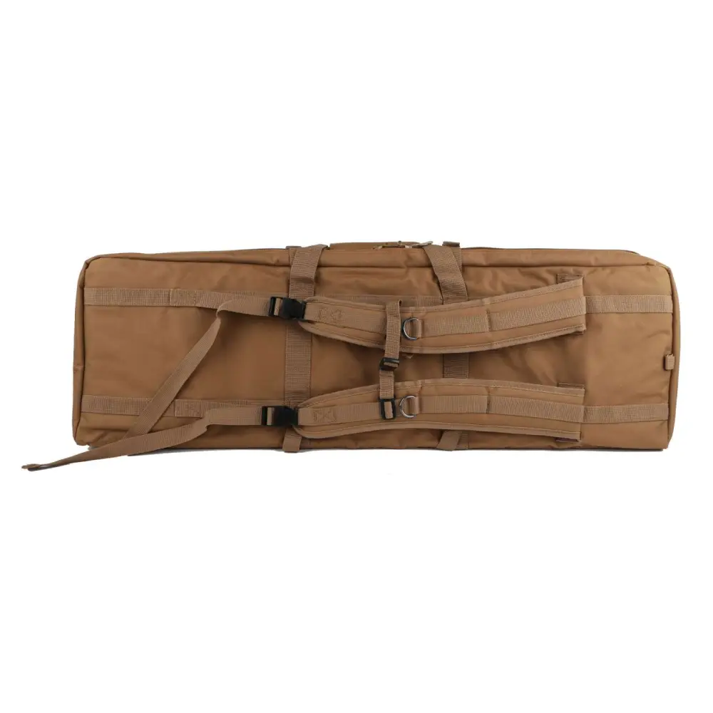 Bulldog Tactical Single Rifle Bag 37 Tan With Large Pockets