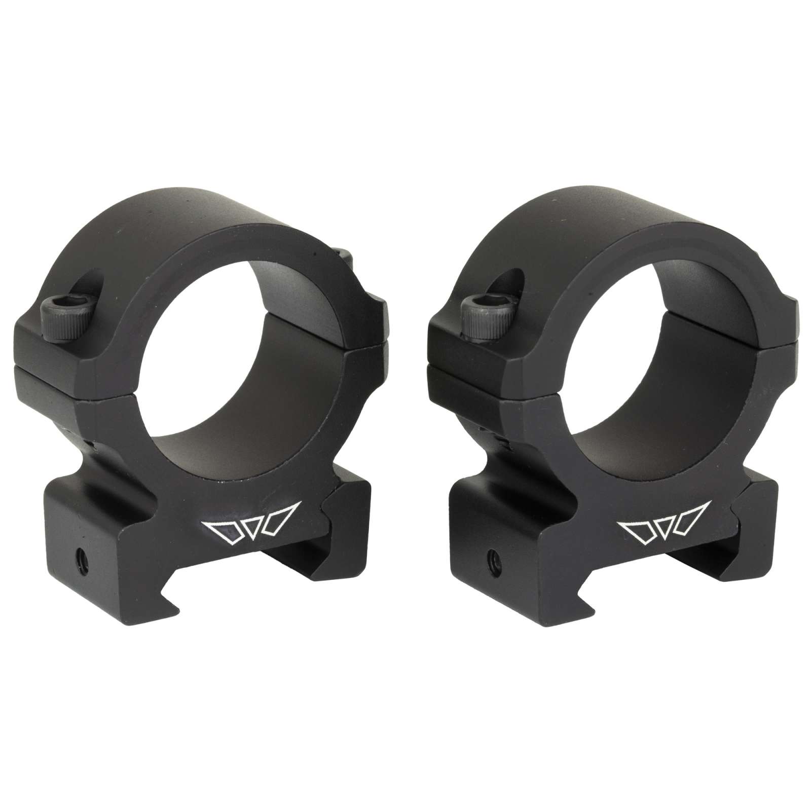 Warne Vapor Horizontal 1 Inch Medium Matte Rings
