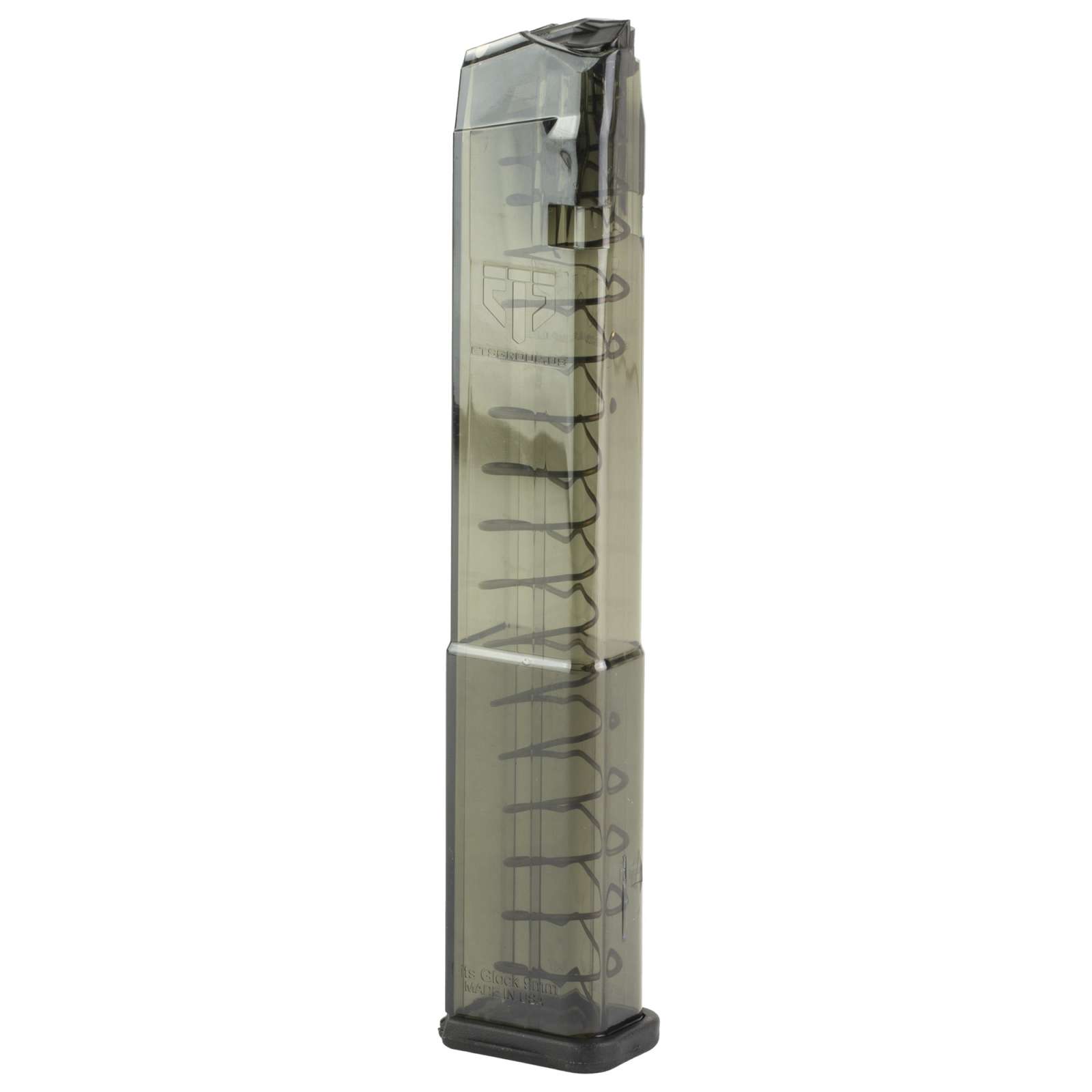 Elite Tactical Systems Glock 18 32RD Carbon Smoke 9MM Magazine
