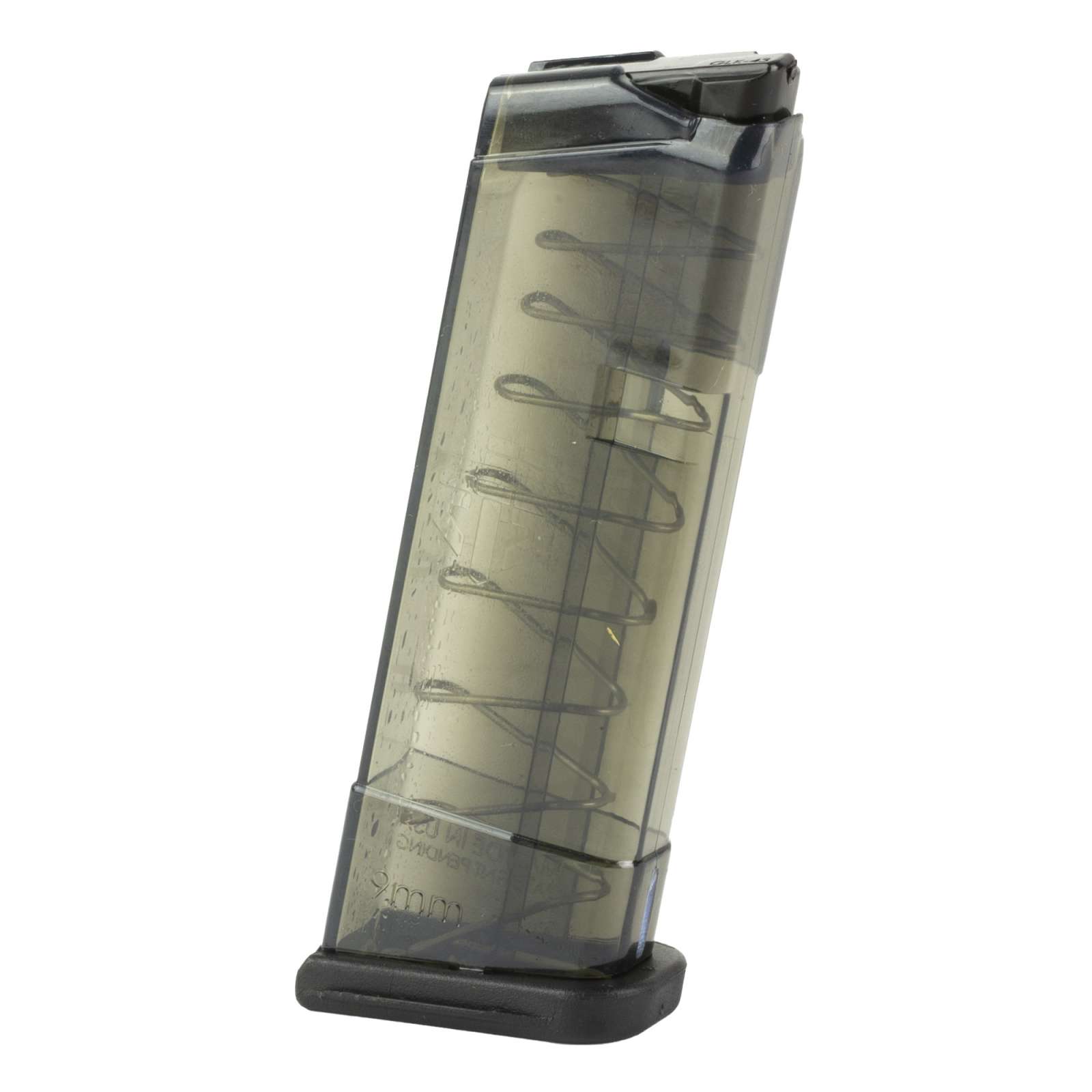 Elite Tactical Systems Glock 43 Magazine 9MM 9RD Carbon Smoke