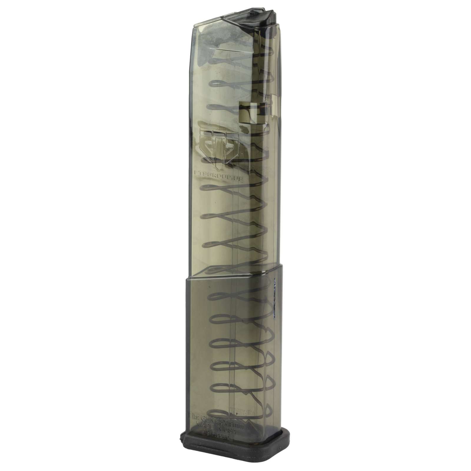 Elite Tactical Systems Glock 43X 19RD 9MM Magazine Smoke