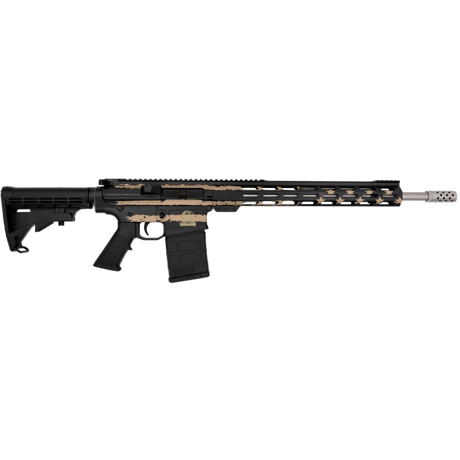 Great Lakes Firearms Glfa AR10 308 Win 10-RDS Desert Flag
