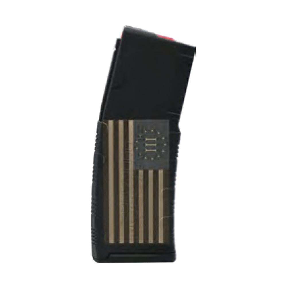 Black Rain Ordnance 30RD Magazines 3PERCENT American Flag