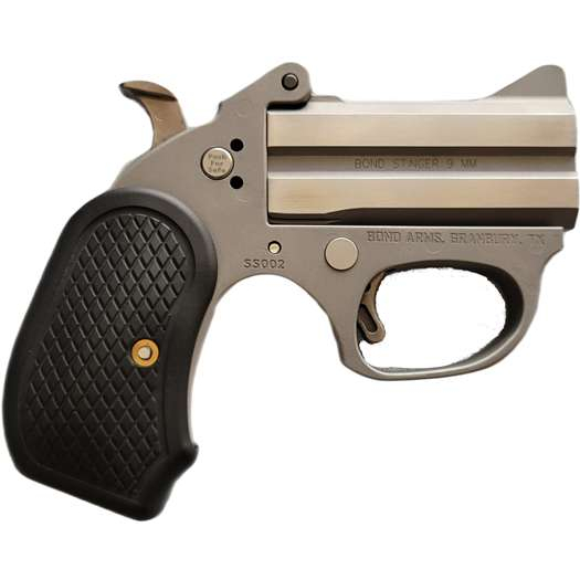 Bond Arms Honey B 22LR 2RD 3 Stainless Steel Pistol With Extended Grips