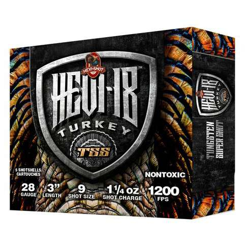 Hevi-shot Hevi 18 Tss Turkey 28 Ga 3 1-1/4 Oz 5RD Box