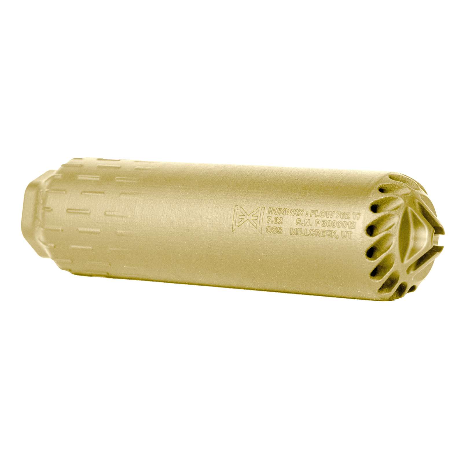 Huxwrx Flow 762 Ti Suppressor Fde With Muzzle Brake