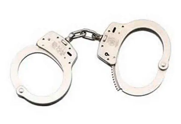 Smith & Wesson Model 100 Nickel Handcuffs