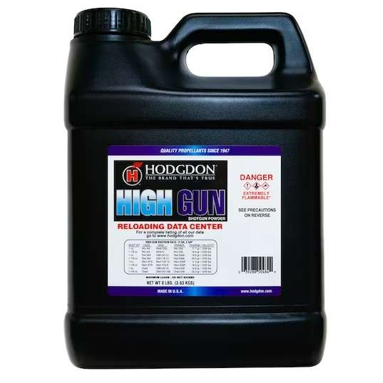 Hodgdon High Gun Smokeless Powder 8 Lb Can