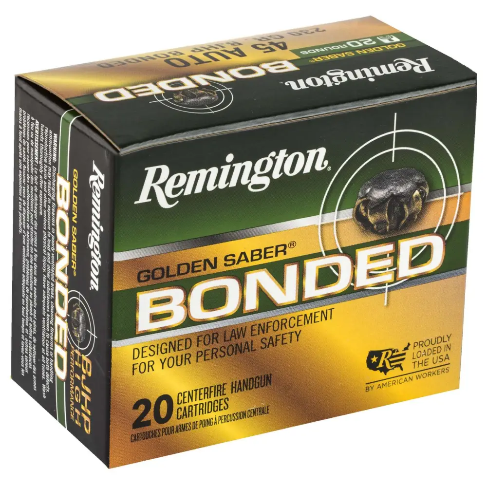 Remington Golden Saber 45 Acp 230GR Bjhp 20RD