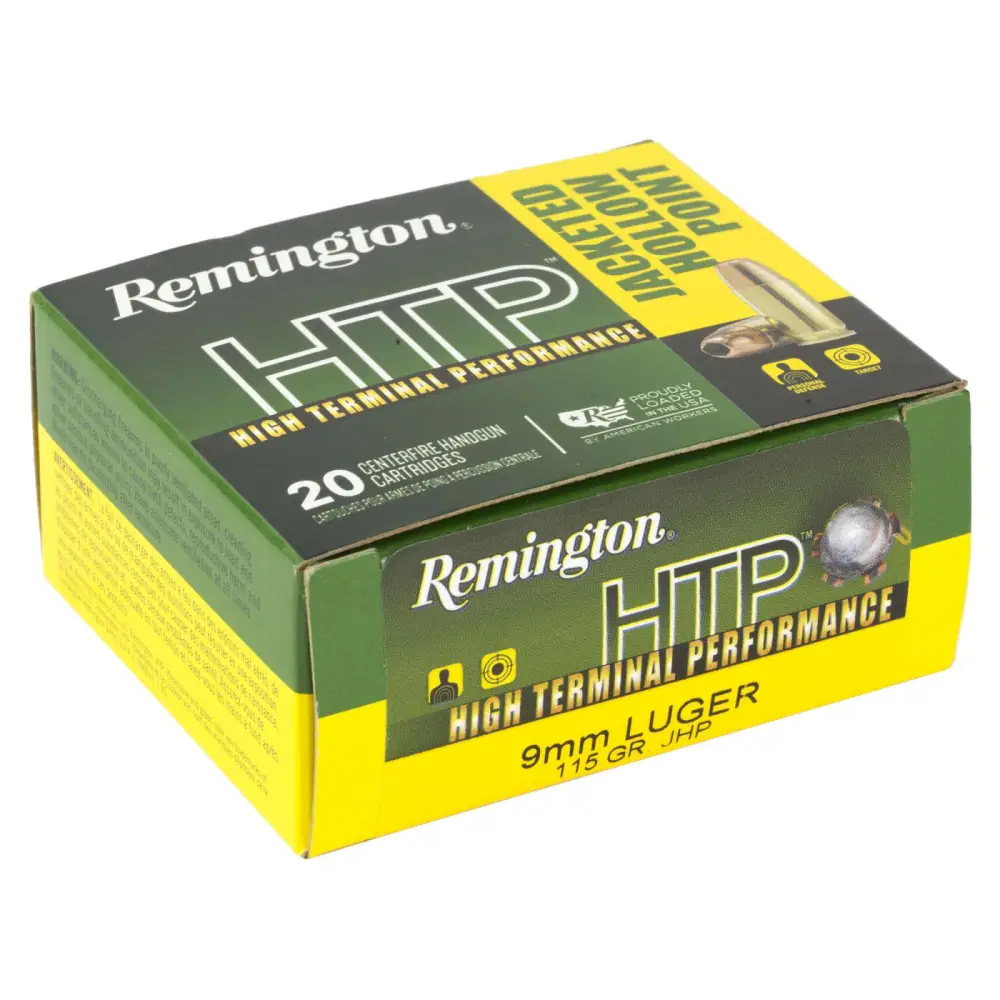 Remington Htp 9MM Luger 115GR Jhp 20RD