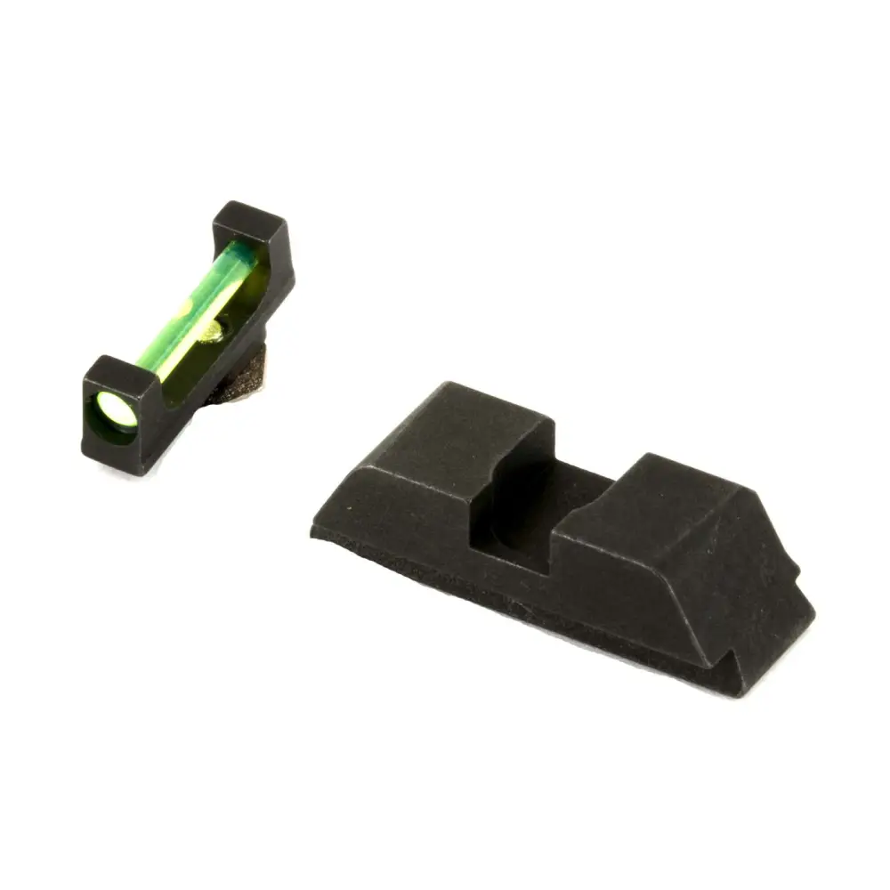 Ameriglo Target Sight Green Fiber Front Black Rear for Glock