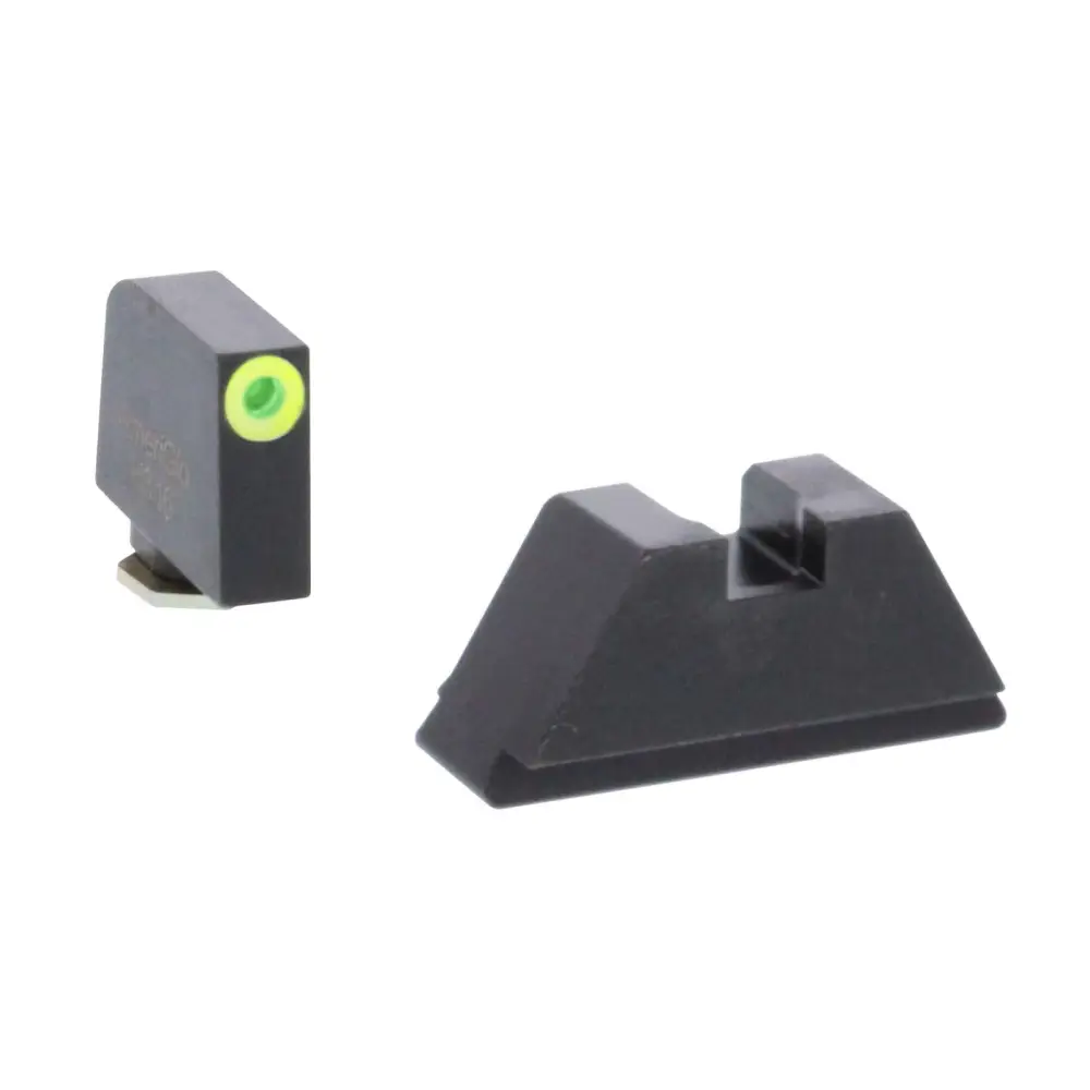 Ameriglo Night Sight Set Glock 17-41 Tall Suppressor Green Tritium - Image 2