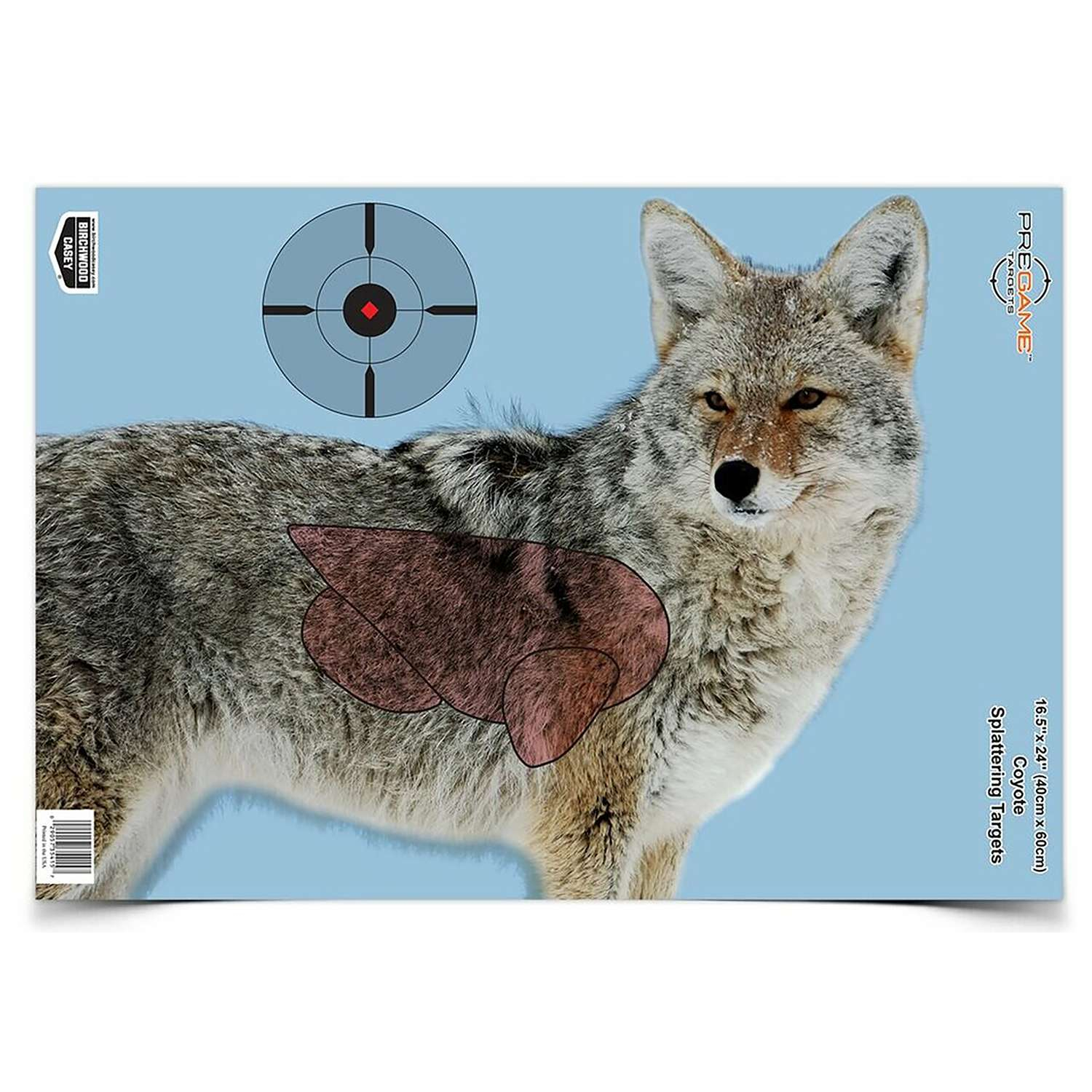 Birchwood Casey Pregame Coyote Target 16.5 X 24 3-PACK