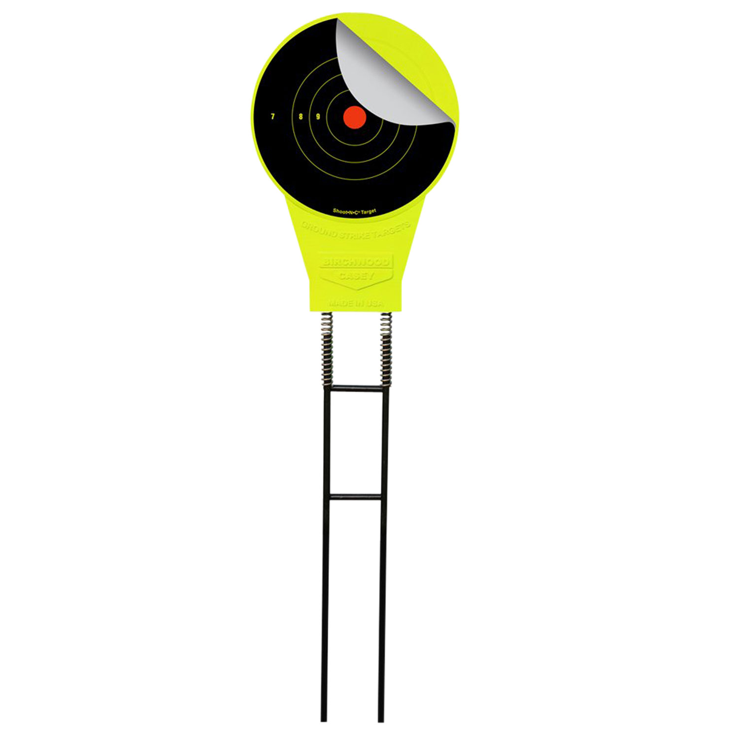 Birchwood Casey Ground Strike Belly Dancer Target Metal Yellow
