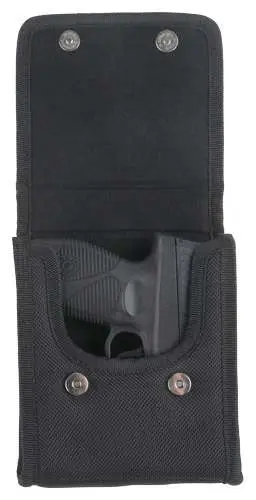 Bulldog Vertical Cell Phone Holster for Compact 9MM Autos - Black