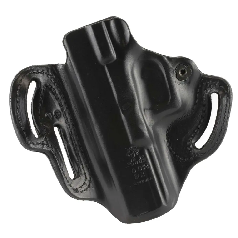 Desantis Speed Scabbard Holster for Glock 17, 22, 31 - Black Leather