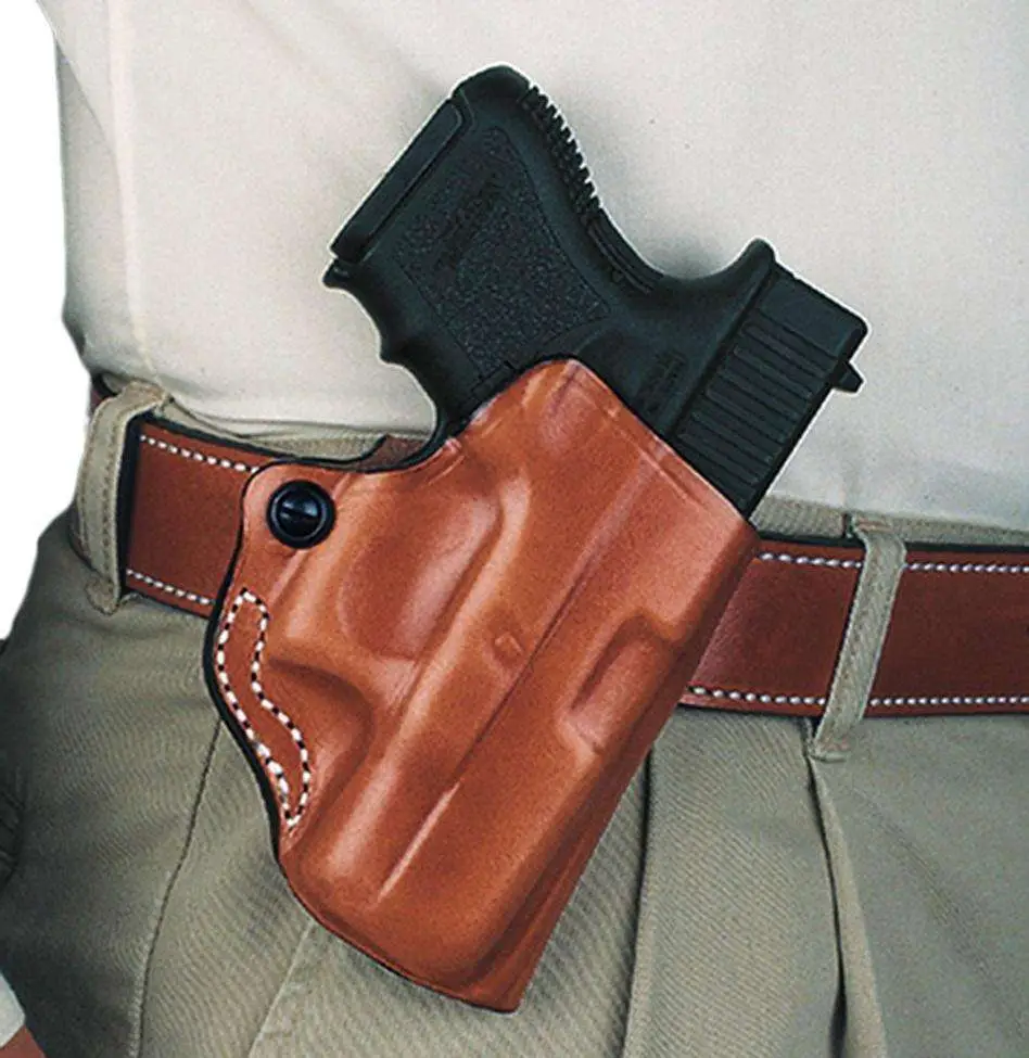 Desantis Mini Scabbard Holster Tan Right Hand S&w M&p Shield 9/40