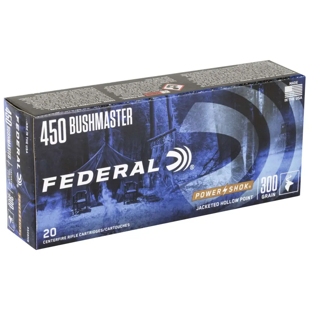 Federal Power-shok 450 Bushmaster 300GR Jhp 20RD